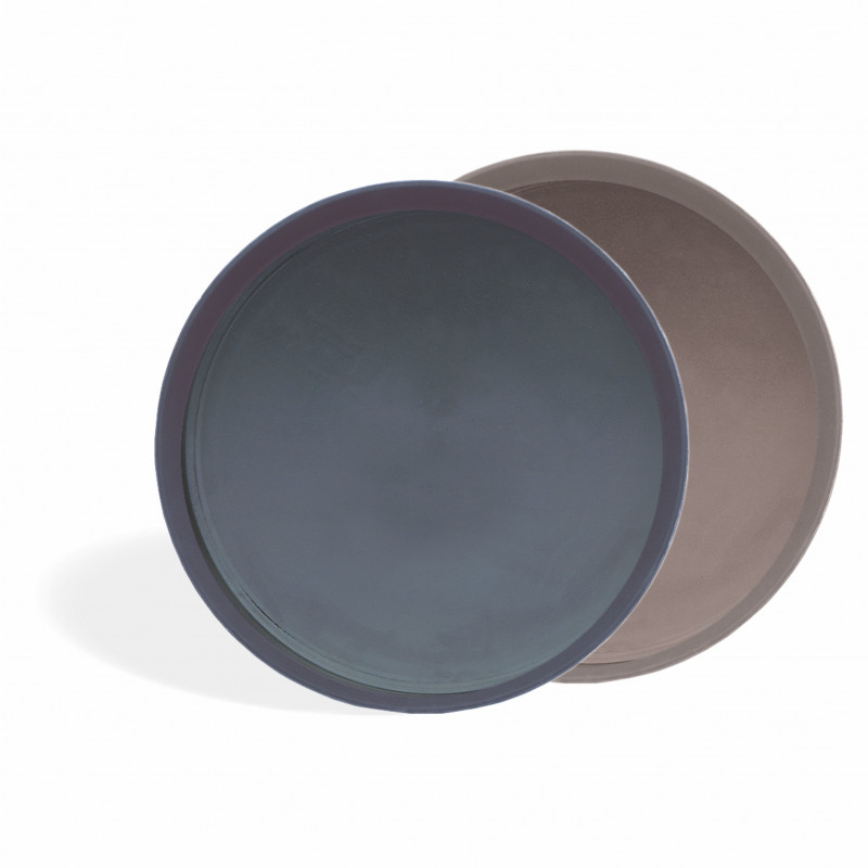 Plateau de Service Antidérapant Ø 35 cm - Plusieurs Couleurs - Pujadas