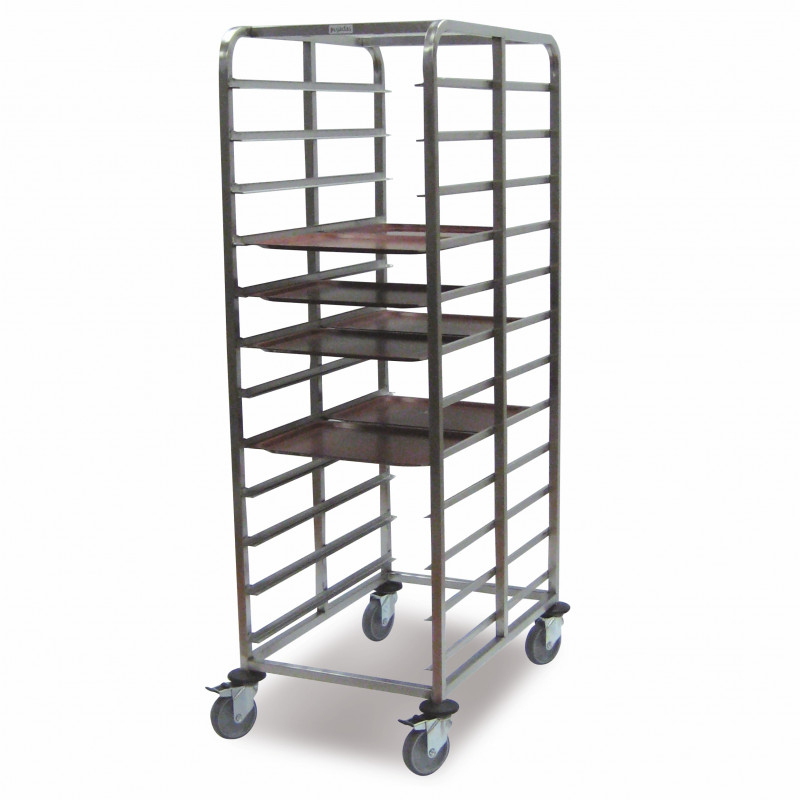 Chariot Double pour Plateau Fast-Food 12 Niveaux - Pujadas