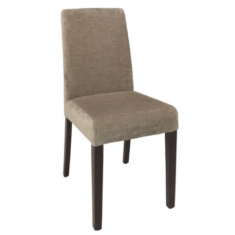 Chaises en tissu beige Bolero - Lot de 2