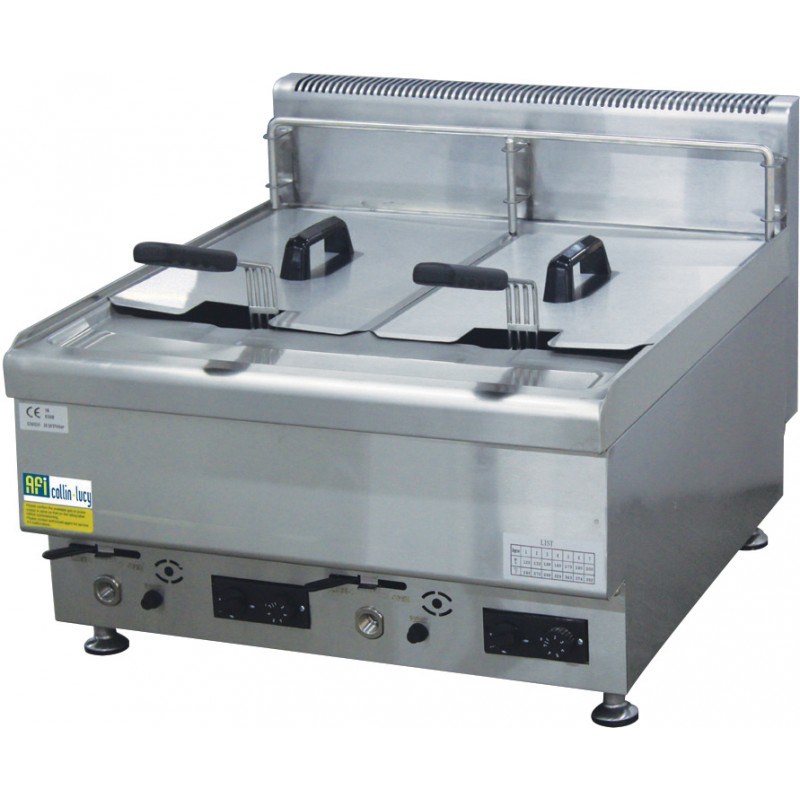 Friteuse gaz - 2 x 10 litres - Gamme Top 650