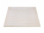 Plateau de Table Carré Pré-Percé Vintage Blanc 700mm - Bolero